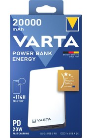 Resim Varta 20.000 Mah Powerbank Beyaz 