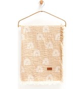 Resim Caramell Bebek Müslin Battaniye 100x120 CM Btu1975 Bej 