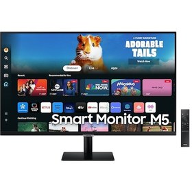 Resim Samsung Odyssey M5 Ls27dm500euxuf 27" 4 Ms 60 Hz Full Hd Va Led Akıllı Monitör 