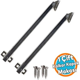 Resim Nzb Kalkar Kapak Makası Dolap Çekmece Metal 20 cm Sessiz Açma Kapama Amortisör Piston 1 Çift 
