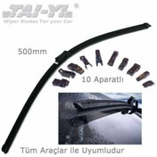 Resim Tai-Yi 50cm 10 aparatlı Universal Silecek Süpürgesi (500mm) Tai-Yi 50cm 10 aparatlı Universal Silecek Süpürgesi (500mm)