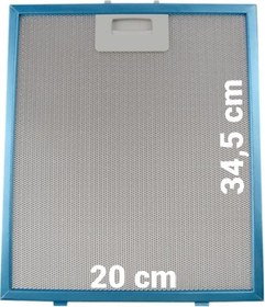 Resim Bosch Davlumbaz Dwk065g60t Alüminyum Filtre 20 X 34,5 Cm 