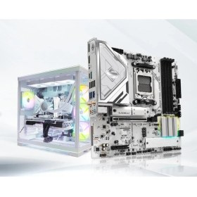Resim Asrock B850M Steel Legend Wifi Micro Atx Anakart Amd Am5, 4x Ddr5, 3x M.2 Ssd, HDMI 4K 120Hz, Wifi 7, 3x USB Type-C 