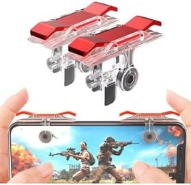 Resim Cep Telefonu Oyun Düğmesi L1 R1 Düğme Duyarlı PUBG Düğme Kolu Oyun Klavye Kolu Oyun Tetik Çok Renkli, DrwlPuubg1x 