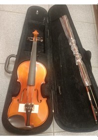 Resim Armajy003-2 Model 4/4 Tam Boy Masif Ağaç Abanoz Aksamlı Keman 