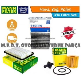 Resim Toyota Corolla 1.6 Benzinli Filtre Bakım Seti (2009-2018) (483846953) 
