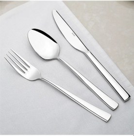 Resim Nehir Deniz Saten 12 Kişilik 72 Parça Kutulu Çatal Kaşık Bıçak Takımı 