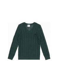 Resim U.s. Polo Assn. Erkek Çocuk Koyu Yeşil Kazak /triko 50315639-vr079 Koyu Yesıl 