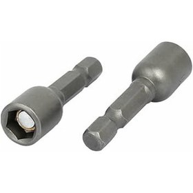 Resim 10mm X 45mm Lokma Bits Adaptör - Manyetik Somun Adaptörü 