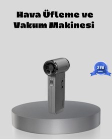 Resim Marsilyan Şarjlı 130000 RPM Hava Üflemeli ve Vakumlu Araç Ev Temizlik Makinesi - MCT8366-9513 
