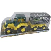 Resim Çalkan Traktör Dinazor Taşıyan 