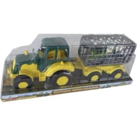 Resim Çalkan Traktör Dinazor Taşıyan 