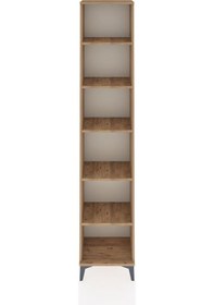 Resim Arges Dolap 5 Raflı 44x30x221 Çam-çam Atlas Çam 