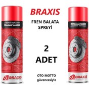 Resim OTO MOTTO Braxıs Fren Balata Spreyi Braxis 500 ML 2 Adet 