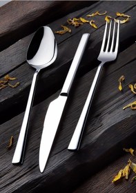 Resim Tercan Okyanus Çatal Kaşık Bıçak Seti 89 Parça Gri 