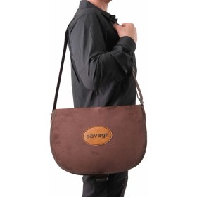 Resim Fileli Yan Çanta - Savage - Outdoor Çanta - Kahve 
