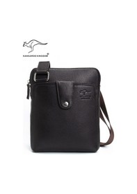 Resim Kangaroo Kıngdom Postacı Çanta Erkek %100 Deri Çapraz Kahverengi Kangaroo K. 4544K 