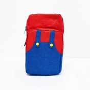 Resim Gaojunshop01 Her Yerde Oynayın, Özgürce Oynayın - Kırmızı Ve Mavi Switch Taşınabilir Crossbody Çantası 