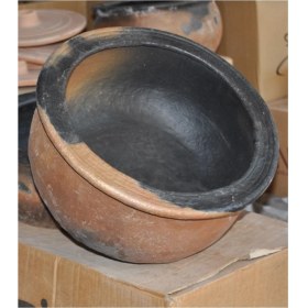 Resim Teknotrust Toprak Güveç El Yapımı 30 cm Ürün 1 Adet Kapak . 