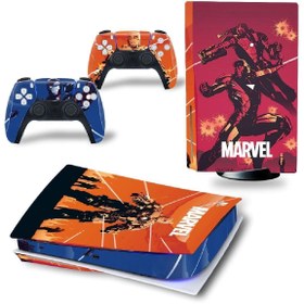 Resim cosy home gift Marvel Iron Man Playstation 5 Standart Dijital Versiyon Sticker Kaplama Seti 