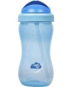 Resim Moon Care Lıfe Renkli Pipetli Bardak 350 Ml Mavi 