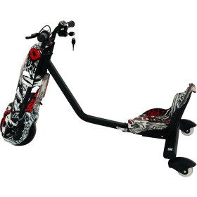 Resim T-Scooter Drift Car Elektrikli Kaykay Hoverboard Siyah-Beyaz-Kırmızı 