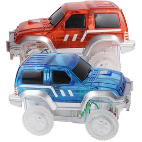 Resim Cleverclixx Race Track Car Yarış Arabası - Kırmızı 