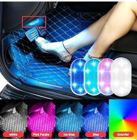 Resim Honeybeeshop Şarj Edilebilir Beyaz Led Dokunmatik Araç Işığı Otomobil, Kamyon, Minibüs 