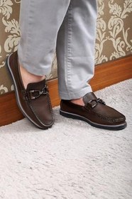 Resim Ducavelli Gela Hakiki Deri Erkek Günlük Ayakkabı Loafer Ayakkabı 