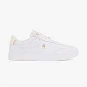 Resim Tommy Hilfiger Essential Chic Court Kadın Beyaz Sneaker 