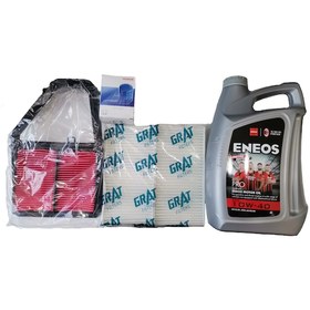 Resim Eneos 10W-40 Motor Yağı 4 L + Honda Civic 2001-2006 V-Tec Yağ Bakım Seti 