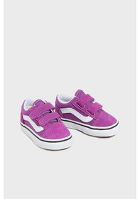 Resim Vans Unisex Çocuk Ayakkabı Vn000ctge2t1 Mor-beyaz Mor-beyaz Mor - Beyaz 