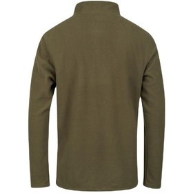 Resim 2AS Purna Yarım Fermuarlı Erkek Polar Sweatshirt Haki 