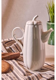 Resim Perotti Pumpkin Porselen 600 Ml Çok Amaçlı Sunum Ve Servis Yağdanlığı Beyaz 