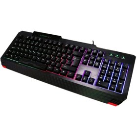Resim Konfulon V2 Rgb Işıklı Türkçe Q Kablolu Gaming Klavye 