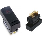 Resim allestock Renault 19 Uyumlu Flaşör Anahtarı - 9 Pin 