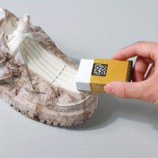 Resim 1 adet Sihirli Ayakkabı Temizleyici Silgi, Çok Amaçlı Sneaker Aydınlatma ve Restorasyon Bloğu, Toksik Olmayan, Pil Gerektirmez, Oturma Odası, Yatak Odası, Cam, Duvarlar, Evcil Hayvan Alanları için 