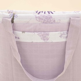 Resim Bebek Bakım Çantası - Lila Muslin - Lavanta 