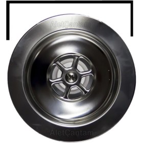 Resim Güçlü Çöpmak Büyük Lavabo Sifonu Paslanmaz Geniş Kafalı Süzgeç 