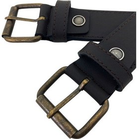 Resim Okcubaba Okçubaba Okçuluk Pu Suni Deri Kemer Dayanıklı Ve Ayarlanabilir Spor Kemer Kahverengi 