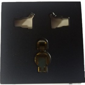 Resim Viko Panasonic Modüler Siyah Universal Combi Priz Alt+kapak 2m - Wvtt22244bl-tr 