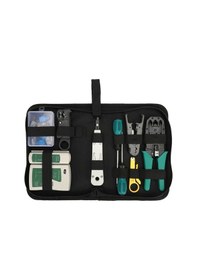 Resim 14 Adet/takım Comter Ağ Onarım Aracı Kiti Lan Kablo Test Cihazı Tel Kesici Tornavida Pense Sıkma Bakım Aracı Seti 