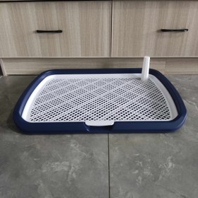 Resim Ekstra Büyük Köpek Tuvalet Eğitim Tepsisi, Kolay Temizlenebilir Tasarımlı Dayanıklı Plastik Evcil Hayvan Tuvaleti, 30kg'a Kadar Küçük ve Orta Boy Köpekler İçin Geniş 65.0cm x 50.01cm 