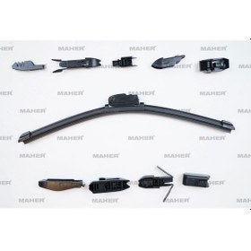 Resim Silecek Süpürgesi Tek Tip Üniversal 10 Aparatlı 16 Muz 400mm 