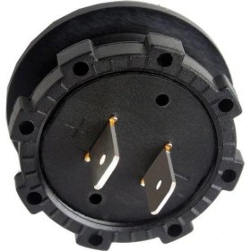 Resim Platoon Araba Motosiklet Beyaz LED Dijital Ekran Voltmetre Su Geçirmez Beyaz Voltaj Göstergesi 