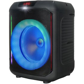 Resim Zore GD-907 Dijital LED Göstergeli FM Radyolu Mikrofonlu RGB TWS 8 inç Stereo Bass Kablosuz Karaoke 