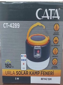 Resim Cata Ct-4289 Urla Solar Kamp Feneri N11.4900 Siyah 