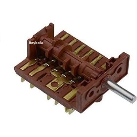 Resim FullYedek Dominox Şalter Ankastre Fırın 6 Konum Kademe Anahtarı 6 Konum + Off 