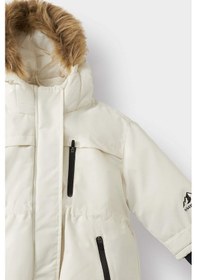 Resim Defacto Kız Bebek Kapüşonlu Fermuarlı Şişme Mont F4157a525wner134 Ekru-er134 