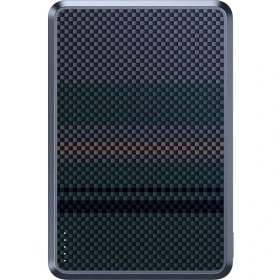 Resim Benks MP16 Armorgo M-Safe Özellikli Aurora Serisi Aramid Fiber Powerbank 15W 10000MAH Siyah-Yeşil 
